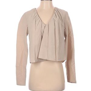 NWT Who What Wear Collection Beige Blouse